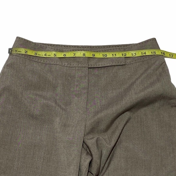 BROWN Wide Leg Flare Dress Pant Trousers Size 8P - Picture 3 of 10